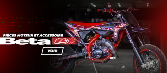 Image de présentation des pièces et accessoires d'origine pour les motos Beta RR 50cc tous modèles