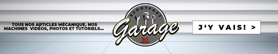bannière ScootFast Garage cliquable vers le blog officiel