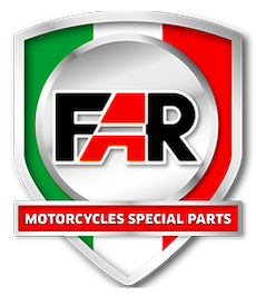 Logo de la marque d'accessoires FAR pour moto et scooter