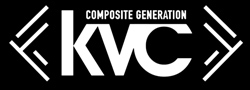 Logo de la marque Italienne KVC Composite accessoires carbone moto