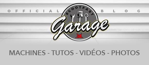 Image pr&eacute;sentant le scootfast Garage qui regroupe des articles techniques, photos et vid&eacute;o dans le monde de la moto et scooter 50cc